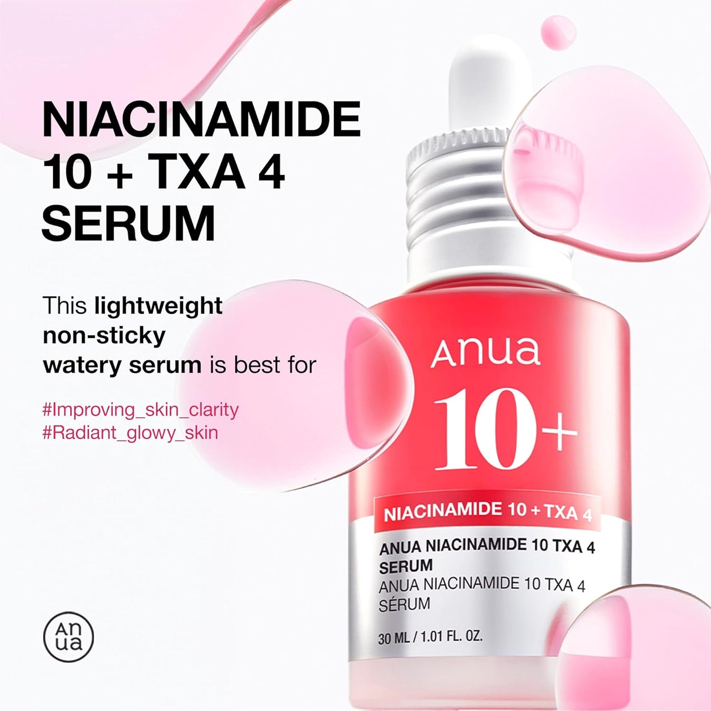 Anua - Niacinamide 10% + TXA 4% Serum 30ml