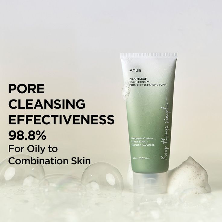 Anua - Heartleaf Quercetinol Pore Deep Foam Cleanser