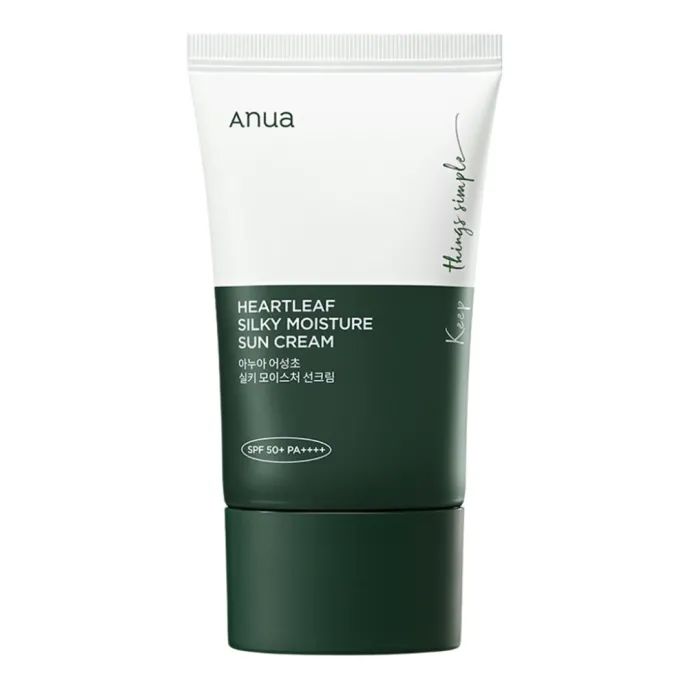 Anua Heartleaf Silky Moisture Sun Cream 50ml - SPF 50+