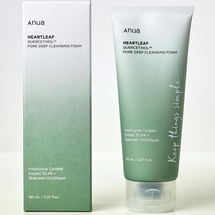 Anua - Heartleaf Quercetinol Pore Deep Foam Cleanser